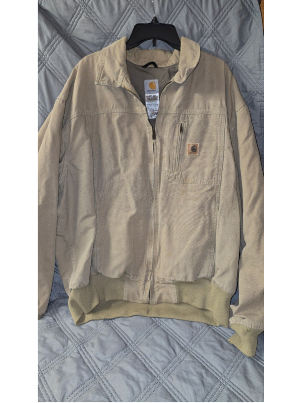 Men's Carhartt Bomber Jacket XXL Beige